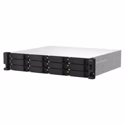 Serveur NAS Rack 2U Aluminium Éthernet/LAN Noir QNAP TS-1264U-RP 4Go - Vue supplémentaire 5