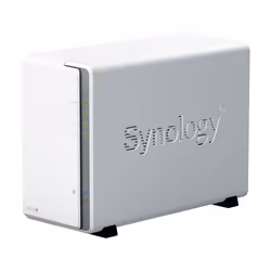Synology DiskStation DS223J serveur de stockage NAS Bureau Realtek RTD1619B 1 Go DDR4 0 To DiskStation Manager Blanc - Vue supplémentaire 2