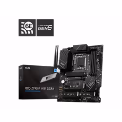 MSI PRO Z790-P WIFI DDR4, Intel, LGA 1700, Intel® Celeron®, Intel® Pentium® Gold, LGA 1700, DDR4-SDRAM, 128 Go