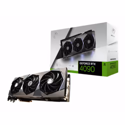 MSI GeForce RTX 4090 SUPRIM X 24G, GeForce RTX 4090, 24 Go, GDDR6X, 384 bit, 7680 x 4320 pixels, PCI Express 4.0