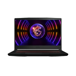 MSI Gaming Thin GF63 12UCX-681XFR Intel® Core™ i7 i7-12650H Ordinateur portable 39,6 cm (15.6") Full HD 8 Go DDR4-SDRAM 512 Go SSD NVIDIA GeForce RTX 2050 Wi-Fi 6 (802.11ax) DOS gratuit Noir