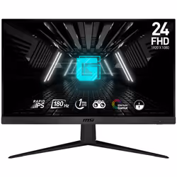 MSI G2412F, 60,5 cm (23.8"), 1920 x 1080 pixels, Full HD, 1 ms, Noir
