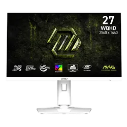 MSI MAG 274QRFW écran plat de PC 68,6 cm (27") 2560 x 1440 pixels Wide Quad HD LCD Blanc