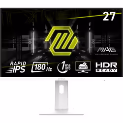MSI MAG 274PFW, 68,6 cm (27"), 1920 x 1080 pixels, Full HD, 1 ms, Blanc