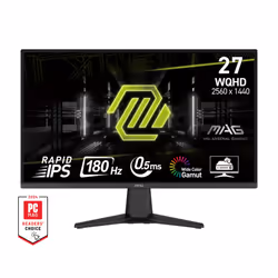 MSI MAG 275QF, 68,6 cm (27"), 2560 x 1440 pixels, Wide Quad HD, LCD, 0,5 ms, Noir