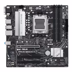ASUS PRIME B650M-A II, AMD, Emplacement AM5, AMD Ryzen™ 7, DDR5-SDRAM, 128 Go, DIMM