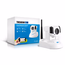 Compro TN500W caméra de sécurité Cosse Caméra de sécurité IP Intérieure 640 x 480 pixels Plafond/mur