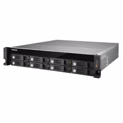 QNAP UX-800U-RP boîtier de disques Noir - Vue supplémentaire 5