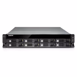 QNAP UX-800U-RP boîtier de disques Noir - Vue supplémentaire 6