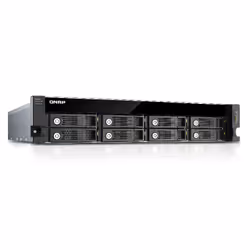 QNAP UX-800U-RP boîtier de disques Noir - Vue supplémentaire 7