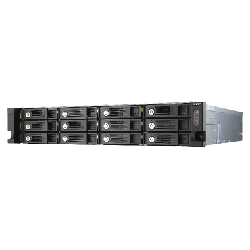 QNAP UX-1200U-RP boîtier de disques Rack (2 U) Noir
