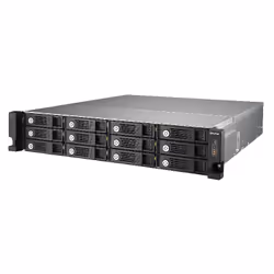 QNAP UX-1200U-RP boîtier de disques Rack (2 U) Noir - Vue supplémentaire 5