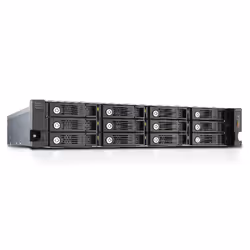 QNAP UX-1200U-RP boîtier de disques Rack (2 U) Noir - Vue supplémentaire 7
