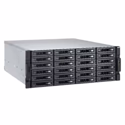 QNAP TS-EC2480U R2, NAS, Rack (4 U), Famille Intel® Xeon® E3 V3, E3-1246V3, Noir, Gris