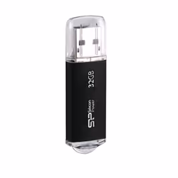 Silicon Power Ultima Ⅱ, 32 Go, USB Type-A, 2.0, Casquette, 10 g, Noir
