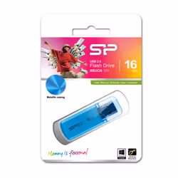 Silicon Power Helios 101, 16 Go, USB Type-A, 2.0, Casquette, 10 g, Bleu