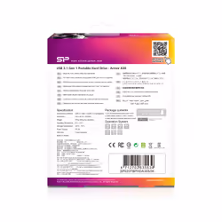 Silicon Power Armor A30 disque dur externe 2000 Go Noir