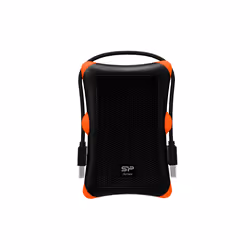 Silicon Power Armor A30, Boîtier disque dur/SSD, Connectivité USB, Noir, Orange