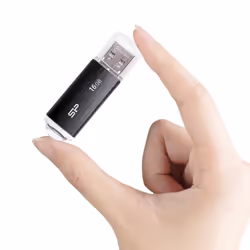 Silicon Power Ultima U02 lecteur USB flash 16 Go USB Type-A 2.0 Noir - Vue supplémentaire 7