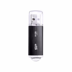 Silicon Power Blaze B02, 64 Go, USB Type-A, 3.2 Gen 1 (3.1 Gen 1), Casquette, 8 g, Noir