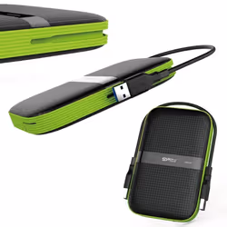 Silicon Power Armor A60 disque dur externe 4000 Go Noir, Vert - Vue supplémentaire 5
