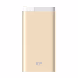 Silicon Power Power S105, 10000 mAh, Lithium Polymère (LiPo), Champagne