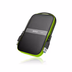 Silicon Power Armor A60 disque dur externe 5000 Go Noir, Vert