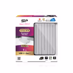 Silicon Power Armor A75 disque dur externe 1000 Go Argent - Vue supplémentaire 7