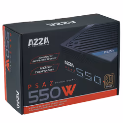 Azza PSAZ-550W unité d'alimentation d'énergie 20+4 pin ATX ATX Noir