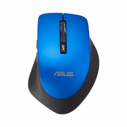 ASUS WT425, Droitier, Optique, RF sans fil, 1600 DPI, Noir, Bleu