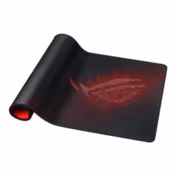 ASUS ROG Sheath Tapis de souris de jeu Noir, Rouge