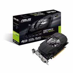 ASUS PH-GTX1050TI-4G, GeForce GTX 1050 Ti, 4 Go, GDDR5, 128 bit, 7680 x 4320 pixels, PCI Express 3.0