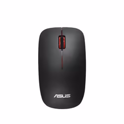 ASUS WT300 RF MOUSE/BK-RD, Ambidextre, Optique, RF sans fil, 1600 DPI, Noir, Rouge