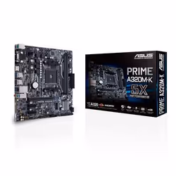 ASUS MB PRIME A320M-K, AMD, Emplacement AM4, AMD A, AMD Athlon, AMD Athlon X4, AMD Ryzen 3, AMD Ryzen™ 3 de 2e génération, AM ...