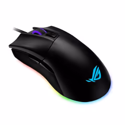ASUS ROG Gladius II Origin, Droitier, Optique, USB Type-A, 12000 DPI, Noir