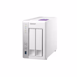 QNAP TS-231P serveur de stockage NAS Bureau Ethernet/LAN Gris, Blanc AL212