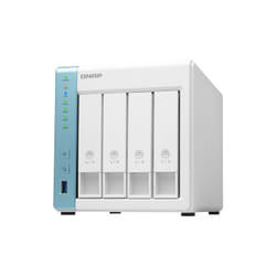 QNAP TS-431K serveur de stockage NAS Tower Ethernet/LAN Blanc Alpine AL-214 (TS-431K)