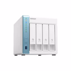 QNAP TS-431K serveur de stockage NAS Tower Ethernet/LAN Blanc Alpine AL-214 (TS-431K)