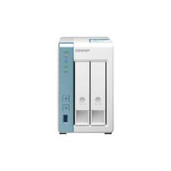 QNAP TS-231K serveur de stockage NAS Tower Ethernet/LAN Blanc Alpine AL-214 (TS-231K)