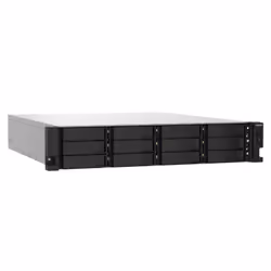 Serveur NAS Rack 2U Éthernet/LAN Noir QNAP TS-1232PXU-RP 4Go - Vue supplémentaire 4