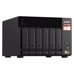 Tour de stockage NAS Ethernet/LAN noir 8bayes 8To TS-673A - 8Go - Vue supplémentaire 2