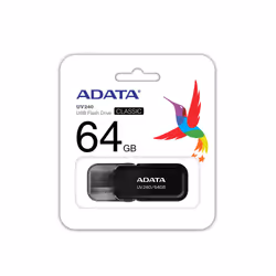 ADATA UV240 lecteur USB flash 64 Go USB Type-A 2.0 Noir
