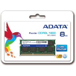 ADATA ADDS1600W8G11-S Barrette Mémoire 8 Go 1 x 8 Go DDR3L 1600 MHz