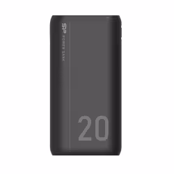 Silicon Power GS15, 20000 mAh, Lithium Polymère (LiPo), Noir