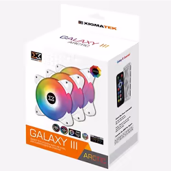 Xigmatek Galaxy III Essential Boitier PC Ventilateur 12 cm Blanc - Vue supplémentaire 11
