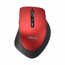 ASUS WT425, Droitier, Optique, RF sans fil, 1600 DPI, Rouge