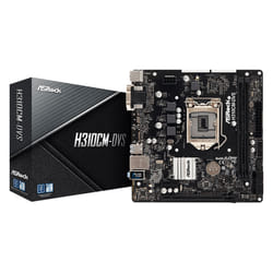 Asrock H310CM-DVS Intel® H310 LGA 1151 (Emplacement H4) micro ATX (90-MXB8K0-A0UAYZ)