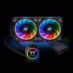 Thermaltake Floe Riing RGB 280 TT Boitier PC Refroidisseur de liquide tout-en-un 14 cm Noir - Vue supplémentaire 2