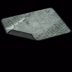 ASUS TUF Gaming P3, Noir, Vert, Gris, Motif, Caoutchouc, Base antidérapante, Tapis de souris de jeu