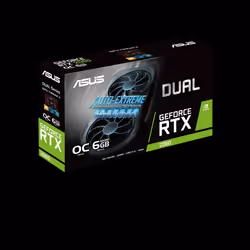 ASUS Dual -RTX2060-O6G-EVO carte graphique NVIDIA GeForce RTX 2060 6 Go GDDR6 (DUAL-RTX2060-O6G-EVO)